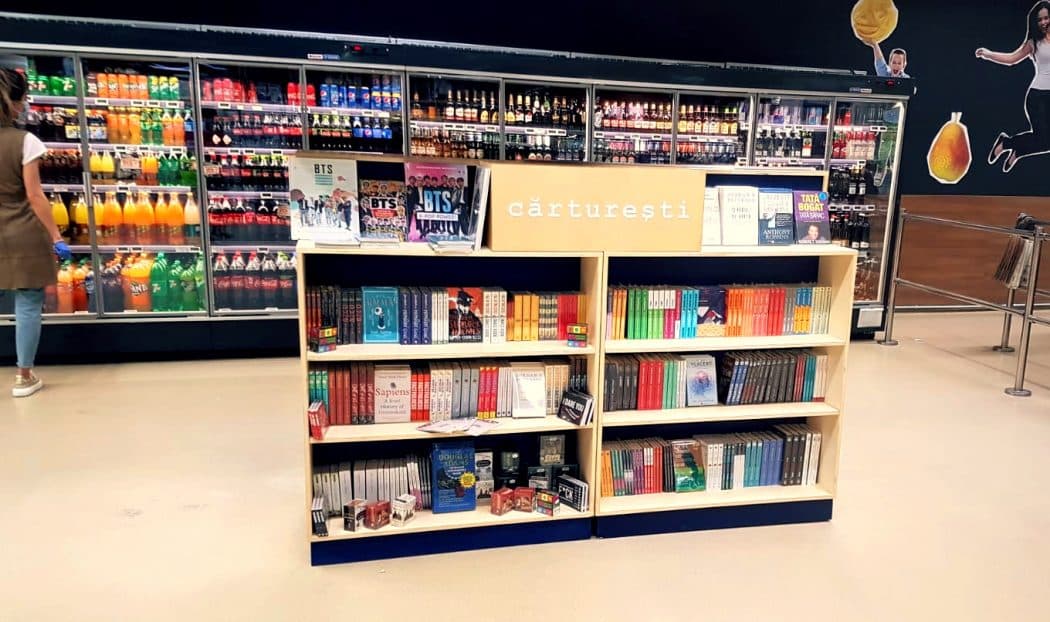 Coronavirus pandemic: Romanian bookstore chain partners with retailer for bookstand