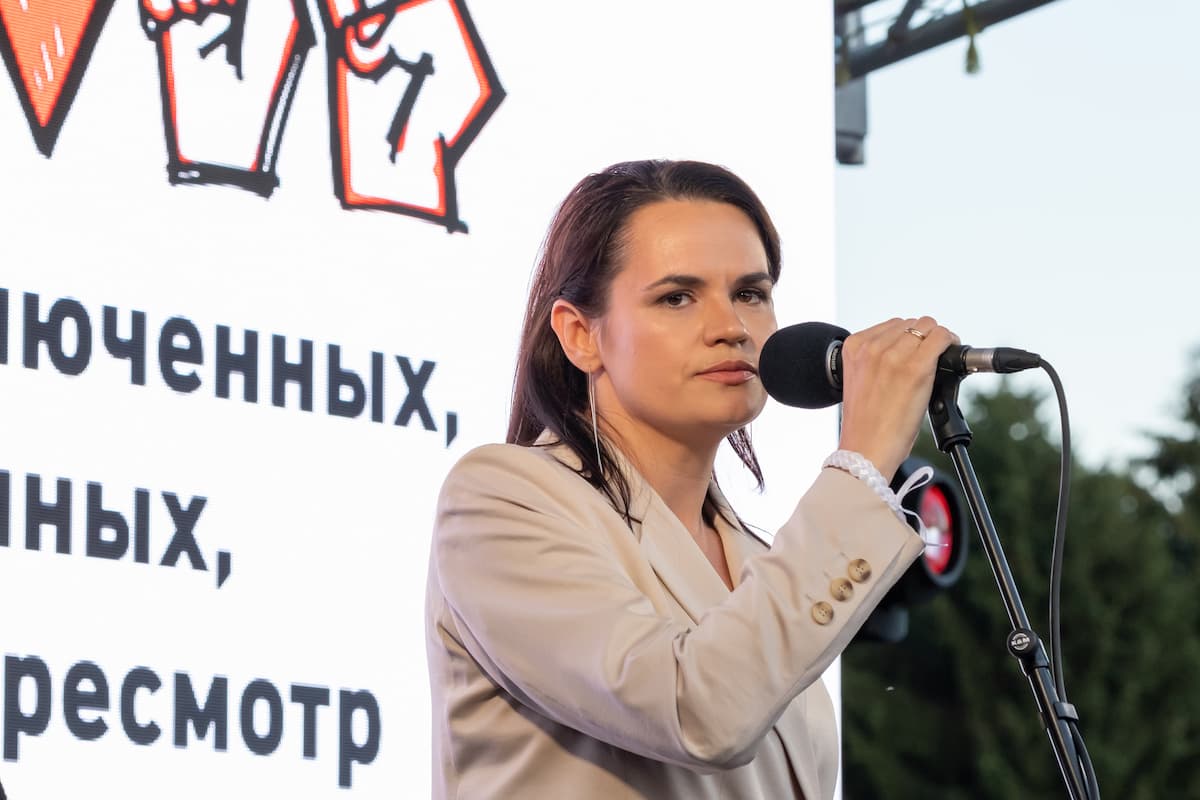 Exiled Belarusian opposition leader joins Bucharest Forum 2020