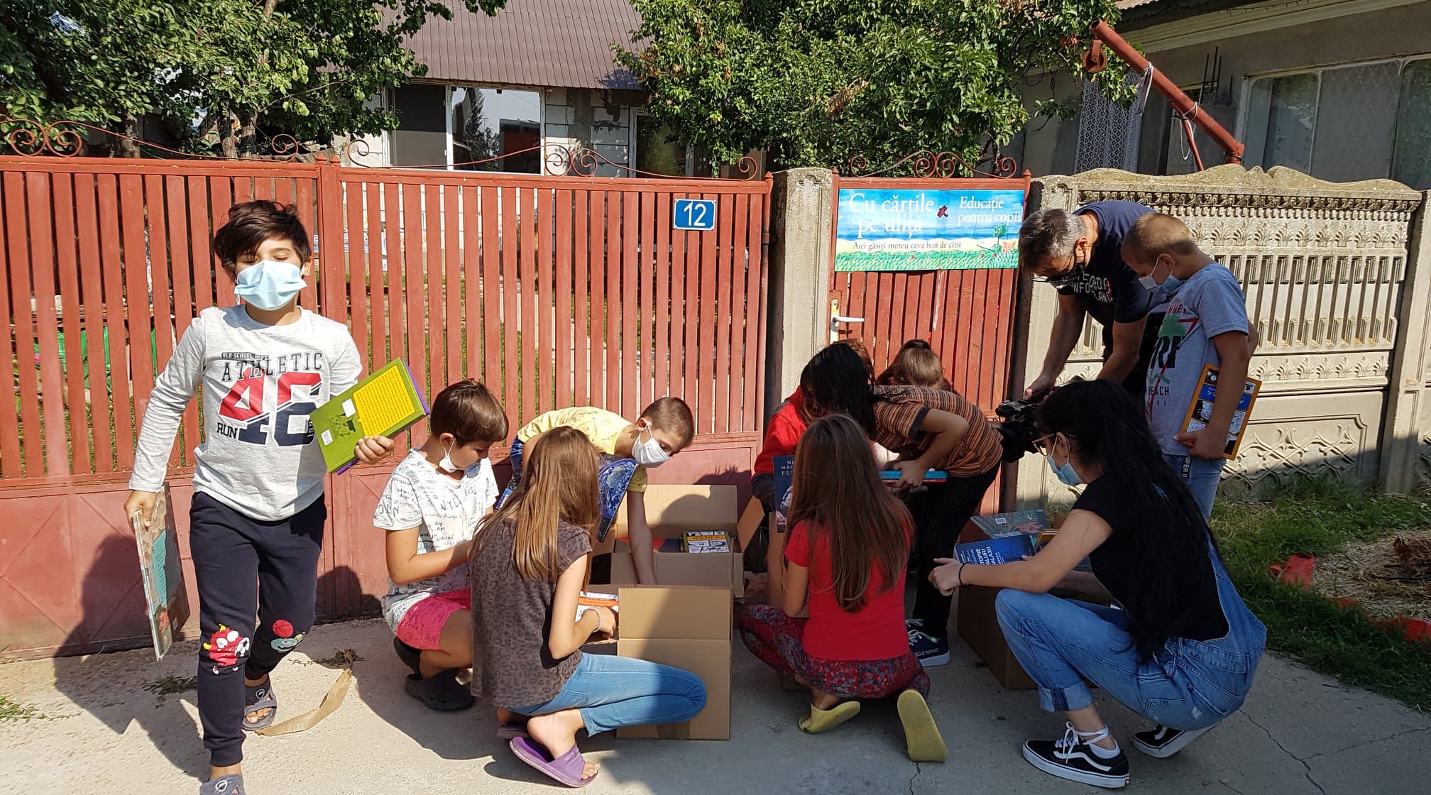 The village library that started in the street: How one man does his part for education in Romania