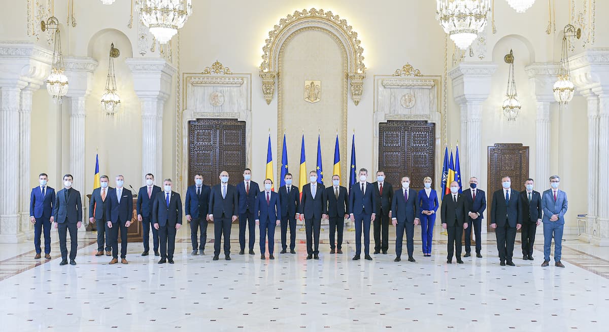 Romania's center-right Government of PM Florin Citu takes office