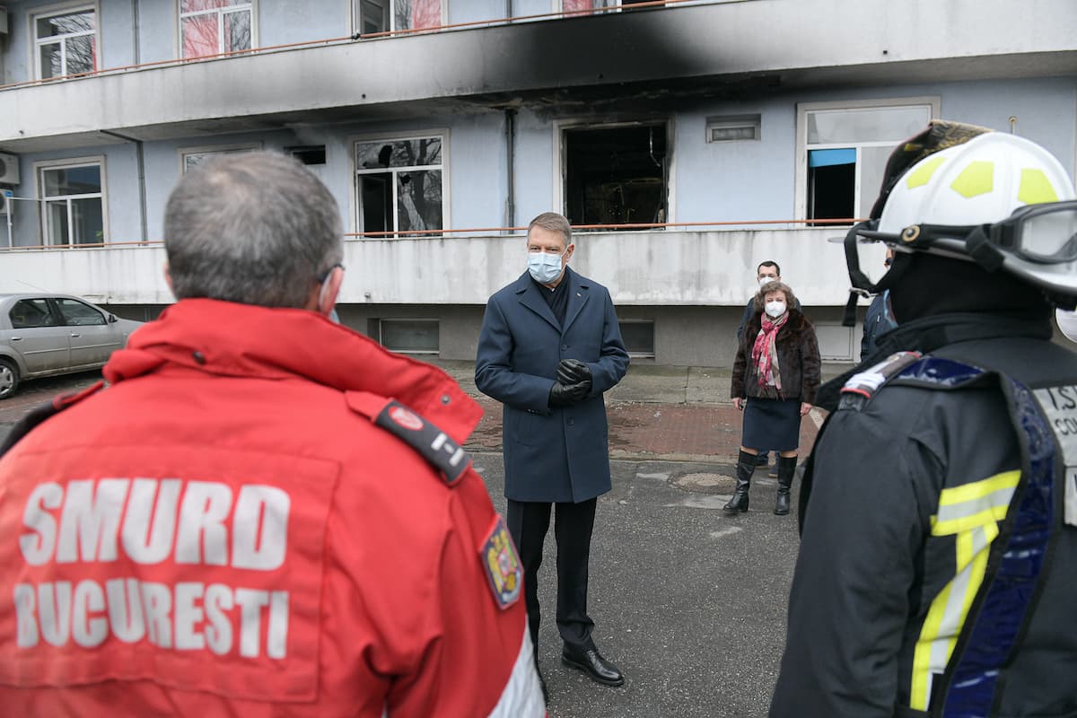 Bucharest hospital fire: President Iohannis says health system reform is necessary