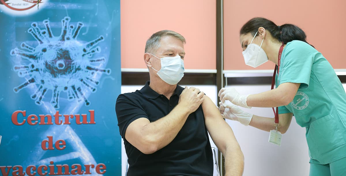 Romania’s president gets first dose of COVID-19 vaccine: It is a simple procedure, it doesn't hurt