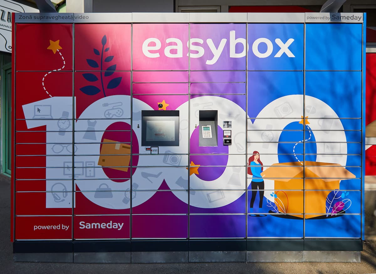 Romanian courier Sameday installs 1,000th locker and wants to double the figure by 2022
