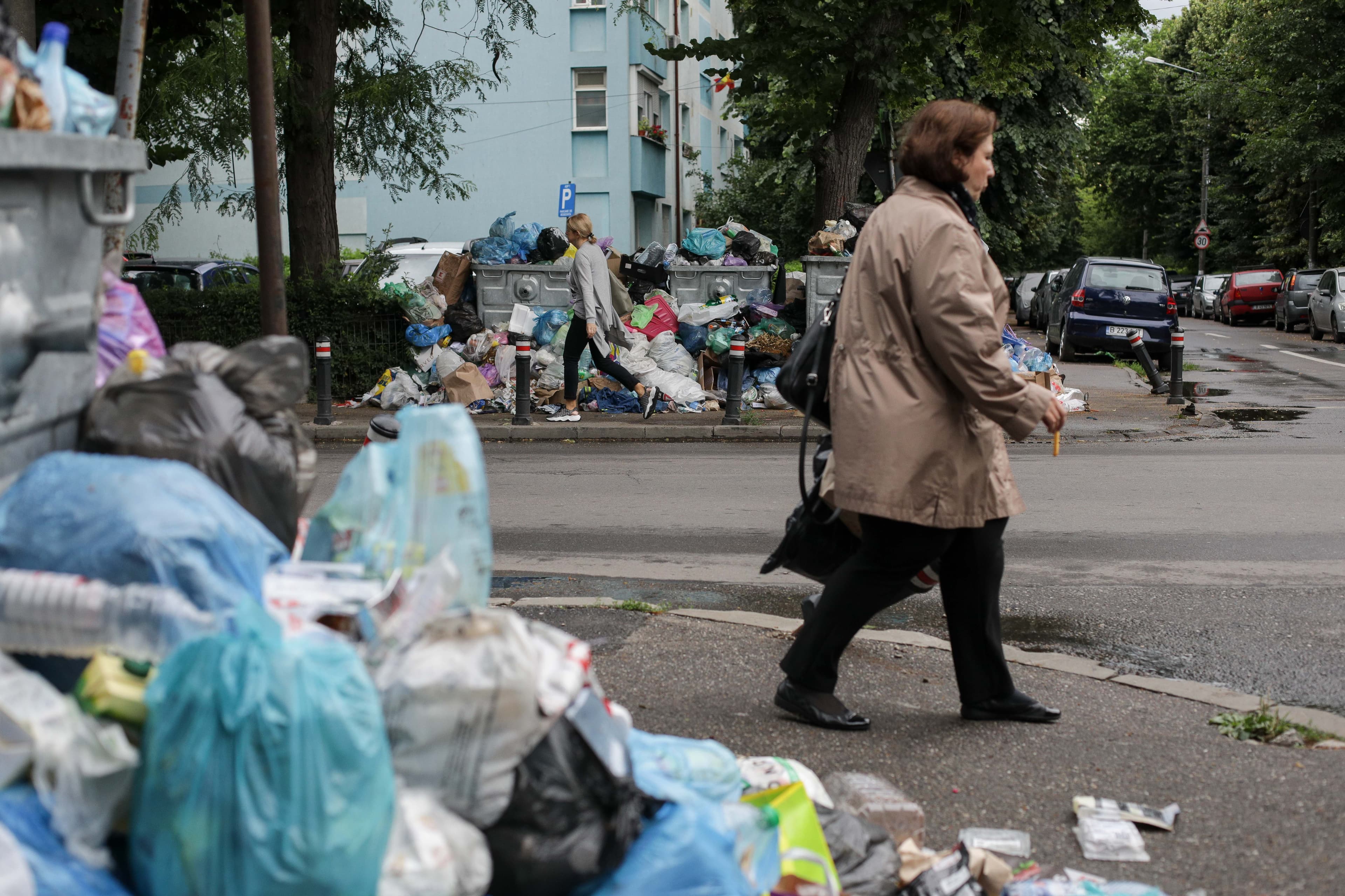 Environment Guard slaps fines on both Bucharest's District 1 City Hall and garbage collector