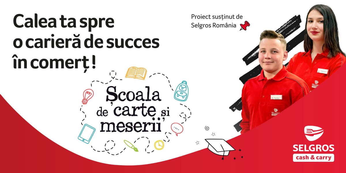 Selgros contributes to the training of future retail professionals through the dual education programme Școala de Carte și Meserii (press release)