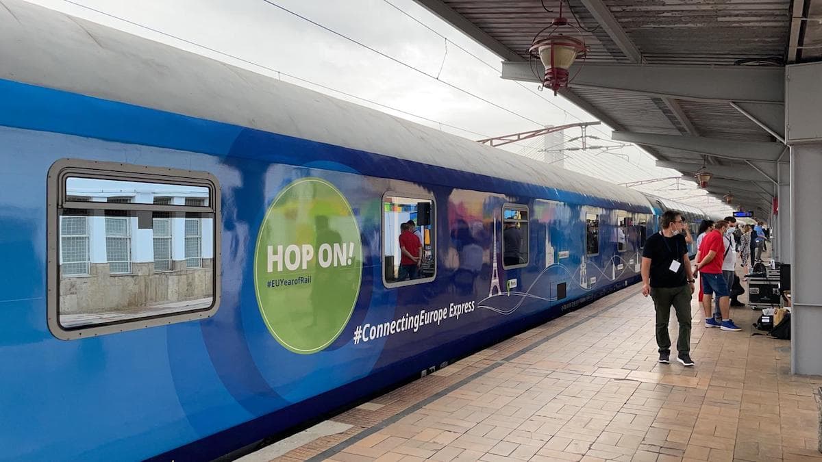 Connecting Europe Express arrives in Romania