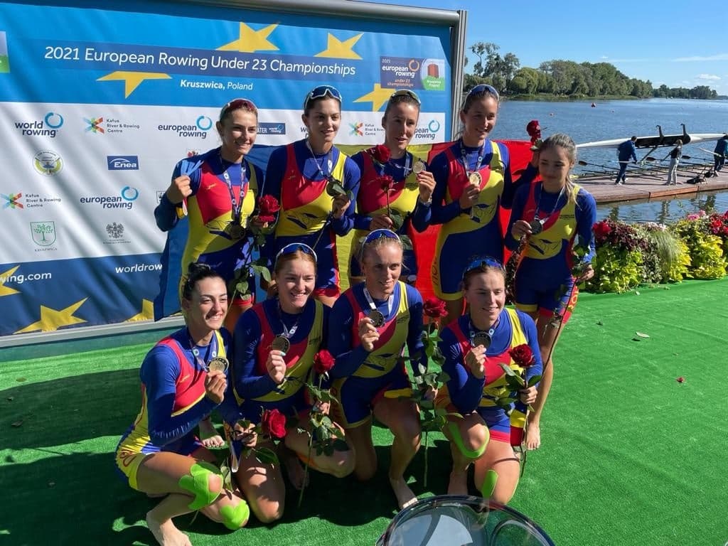 European Rowing U23 Championships: Romanian athletes win five gold and five silver medals