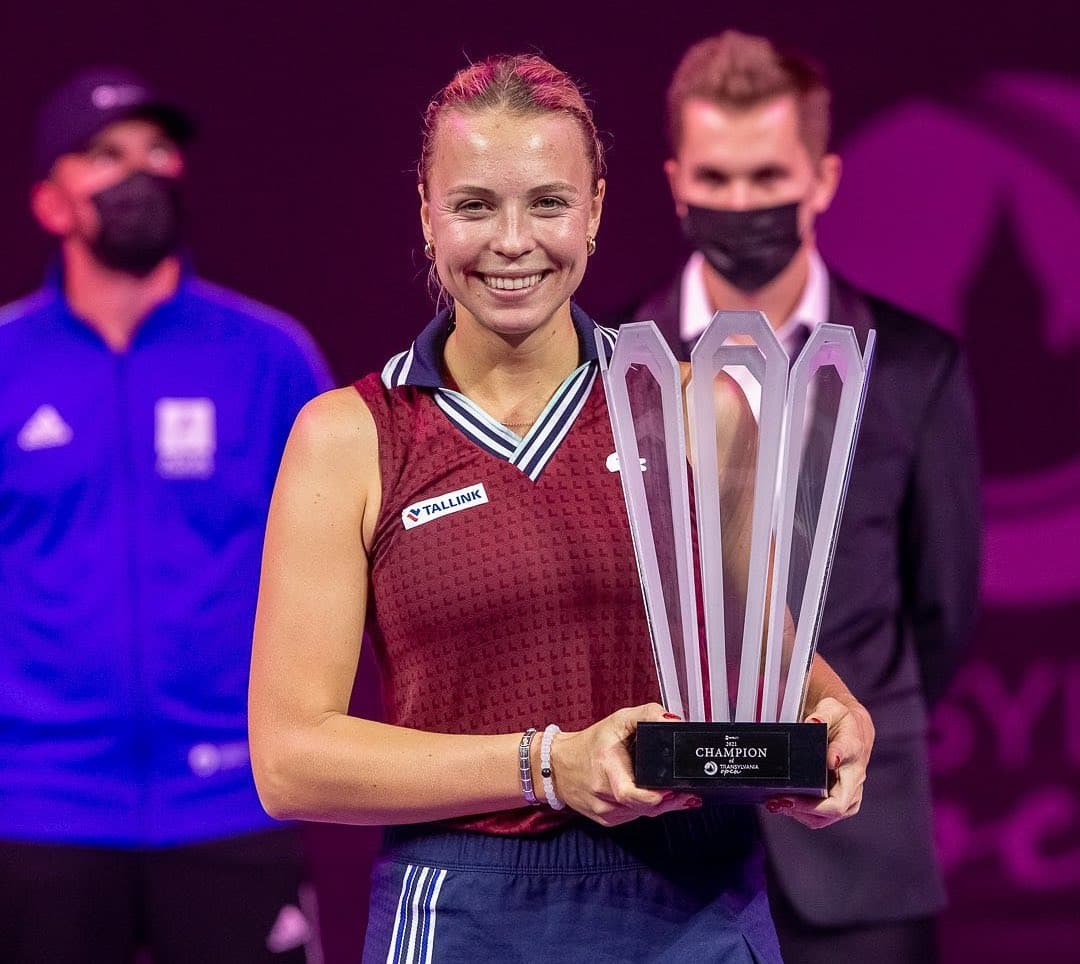 Estonian tennis player Anett Kontaveit wins Romania’s Transylvania Open