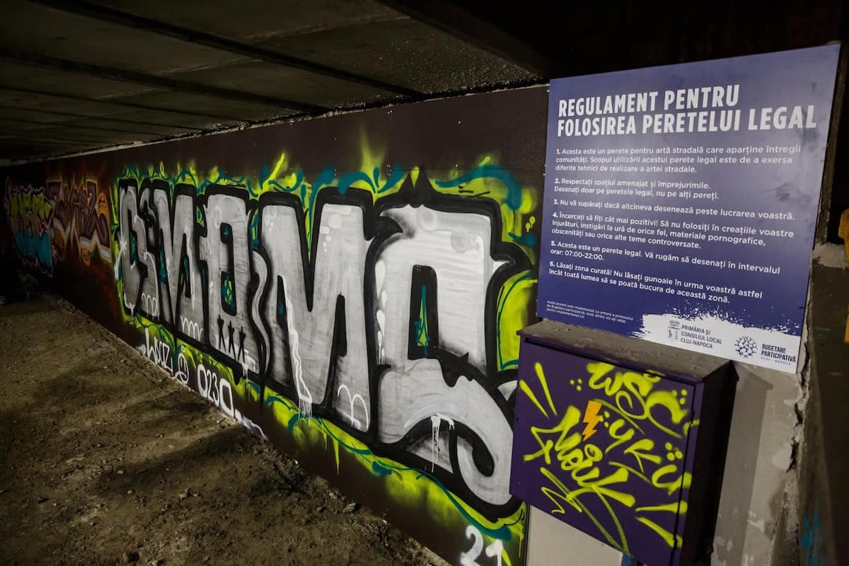 Romania photo of the day: Cluj-Napoca launches its first legal wall for street art
