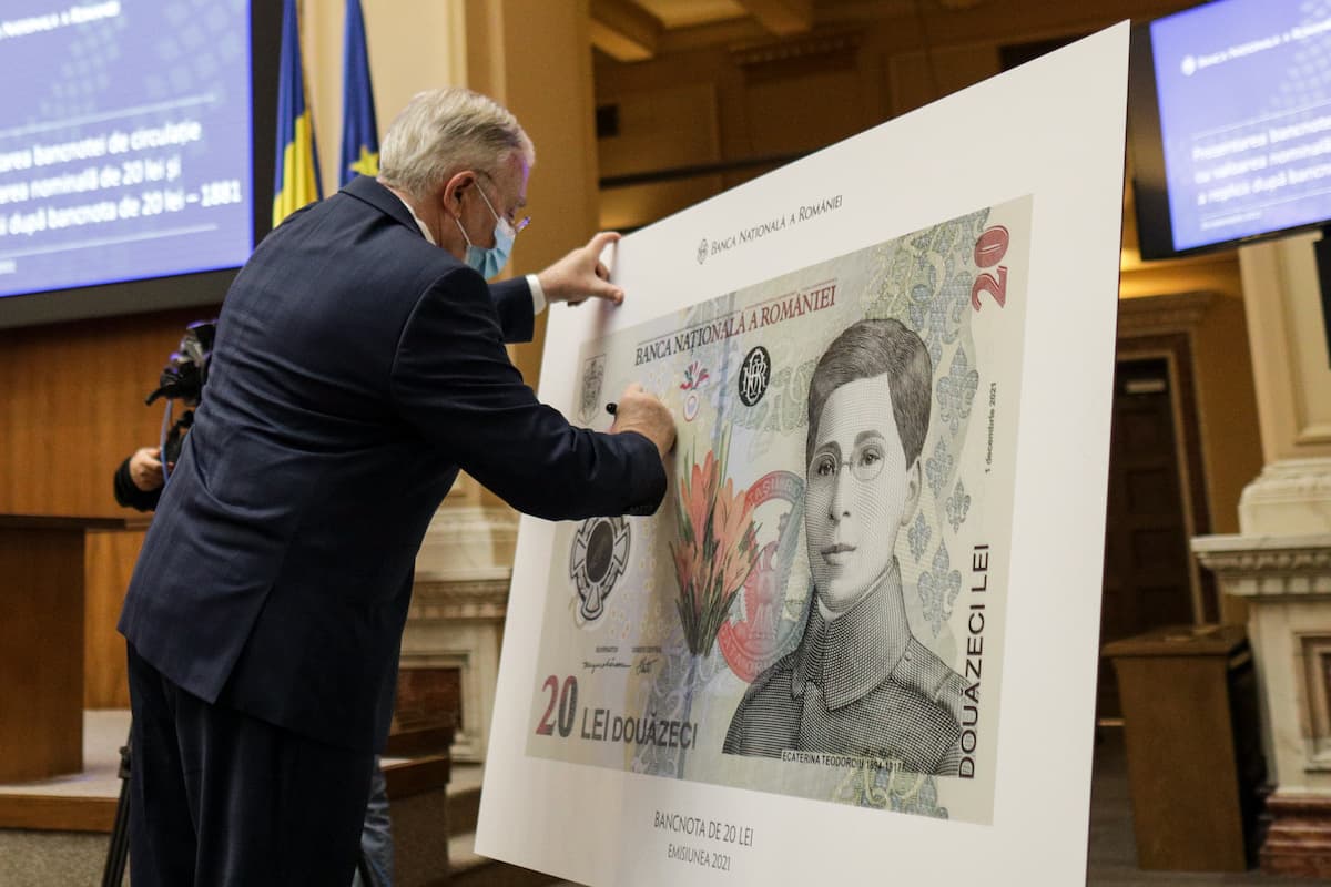 New Romanian banknote featuring World War I heroine to enter circulation on December 1