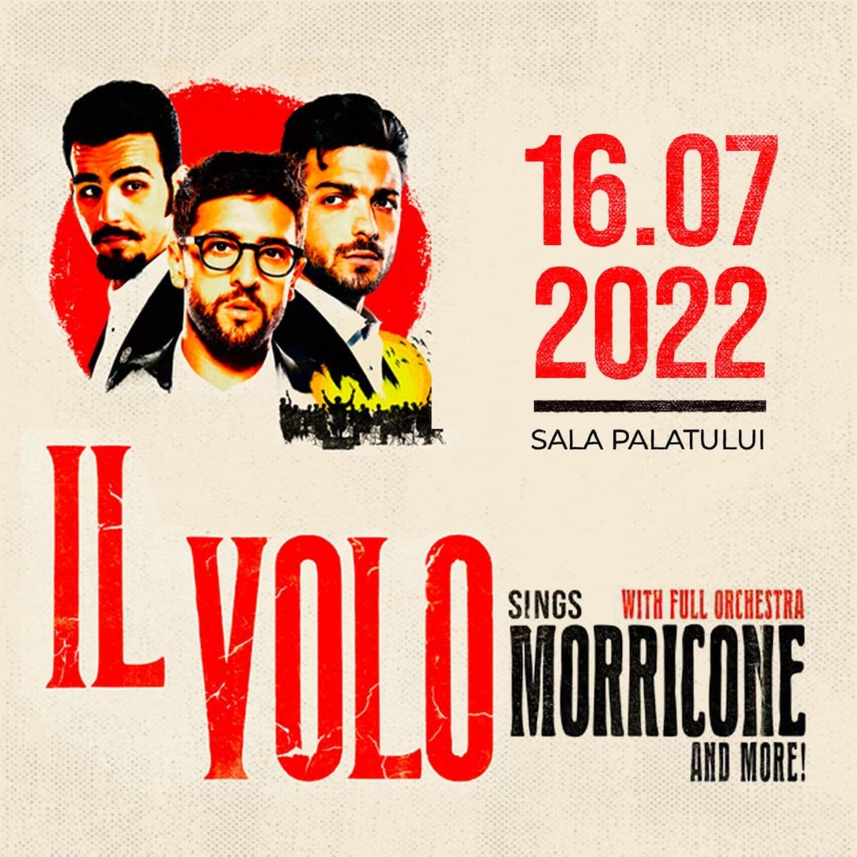 Italian pop-opera trio Il Volo will perform in Bucharest next summer