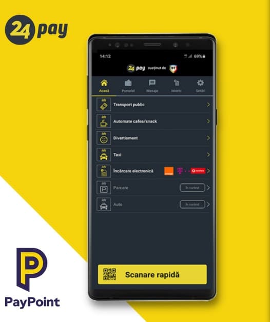 RO cash payment operator PayPoint acquires public transport payment app 24pay