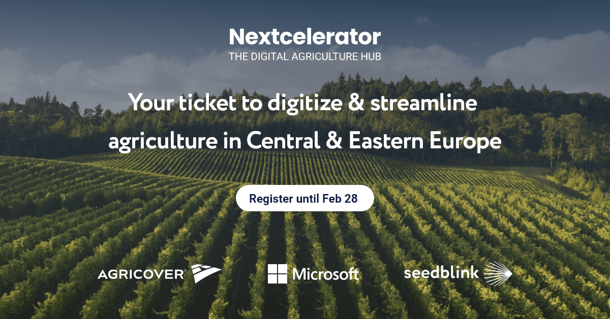CEE agritech startups can still register in the Romanian Nextcelerator program