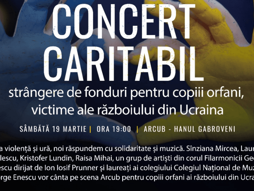 New charity concert in Bucharest raises funds for Ukrainian orphans