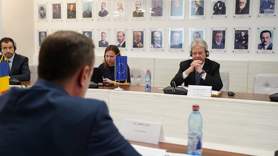 EU Commissioner Gentiloni still sees "broad recovery" across Europe and in Romania