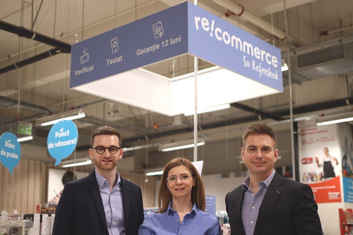 Recommerce Group refurbished smartphones sold in 30 Auchan hypermarkets in Romania