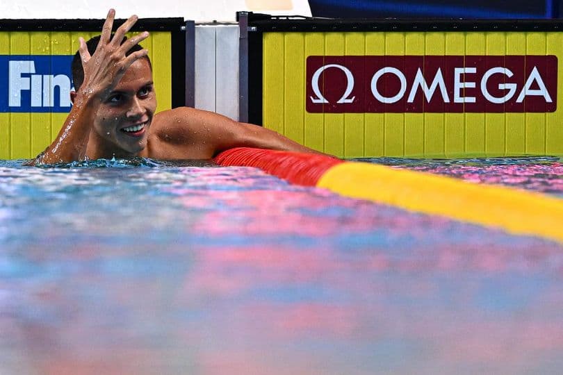 Romanian swimmer David Popovici wins second gold medal at World Championships