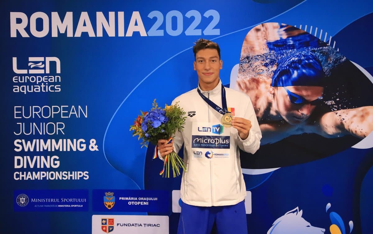 More medals for Romania at Euro Juniors: Swimmer Vlad Stancu wins gold, Bianca Costea claims silver