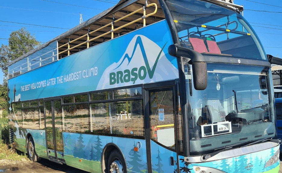 Brașov to introduced open double-decker bus route for tourists