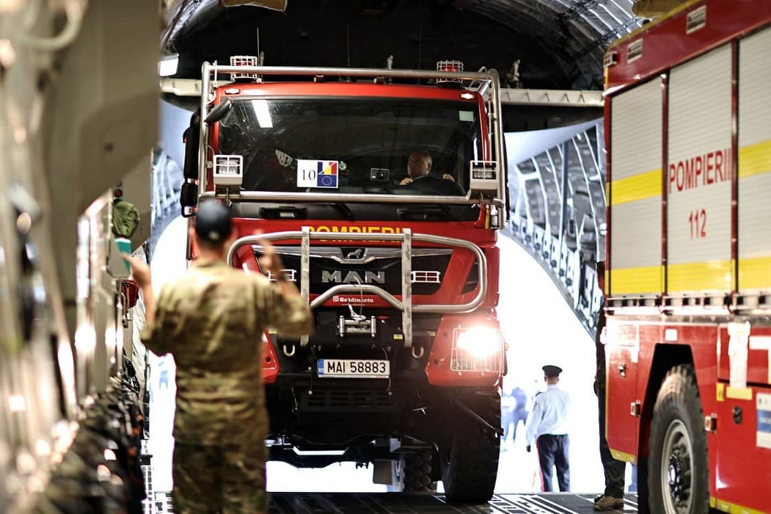 Romania sends firefighters to aid France in battling wildfires