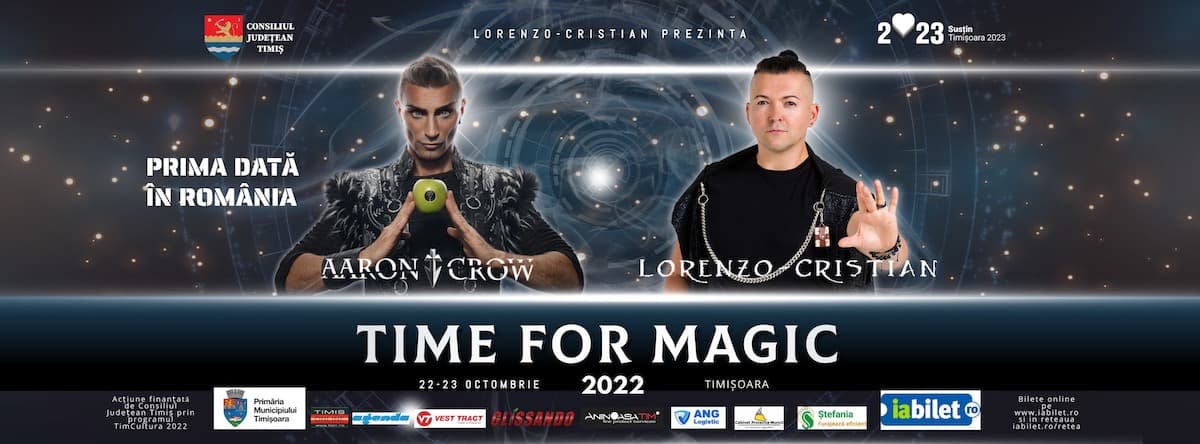 Belgian Aaron Crow comes to International Festival of Magic in Timisoara