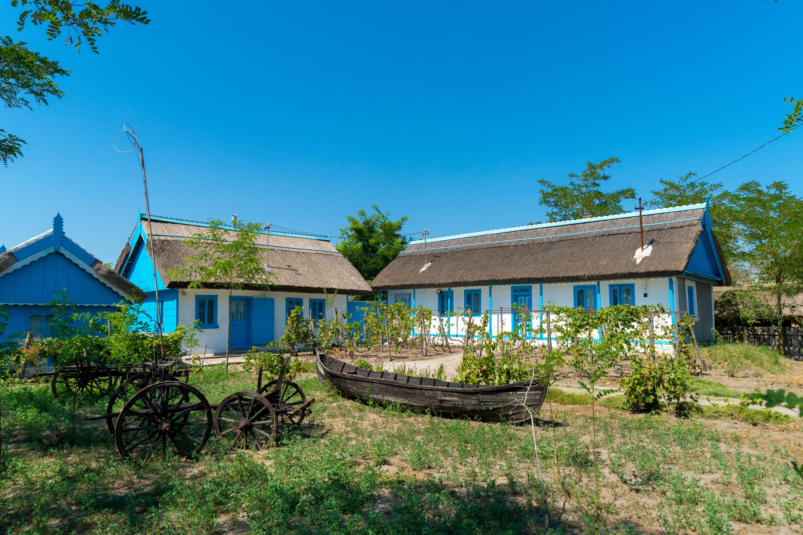 Romania Photo of the Day by Dreamstime: The white and blue houses of the Danube Delta