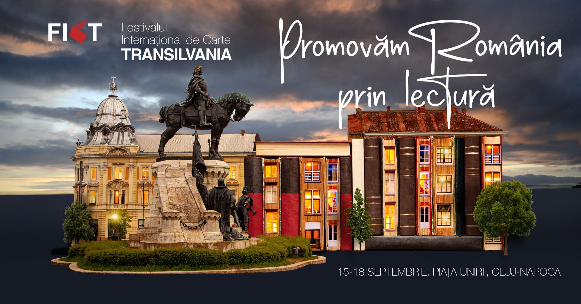 "Promoting Romania through reading": Transylvania International Book Festival returns to Unirii Square, Cluj-Napoca