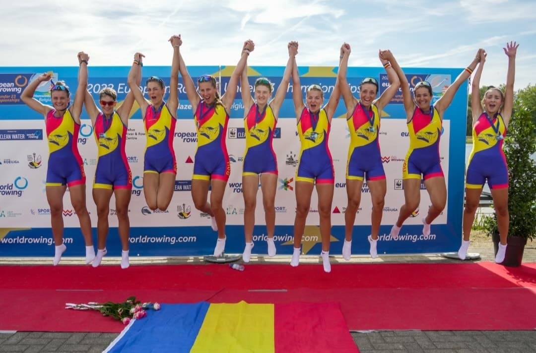 Romanian rowing teams won 9 medals at the European Under-23 Rowing Championships