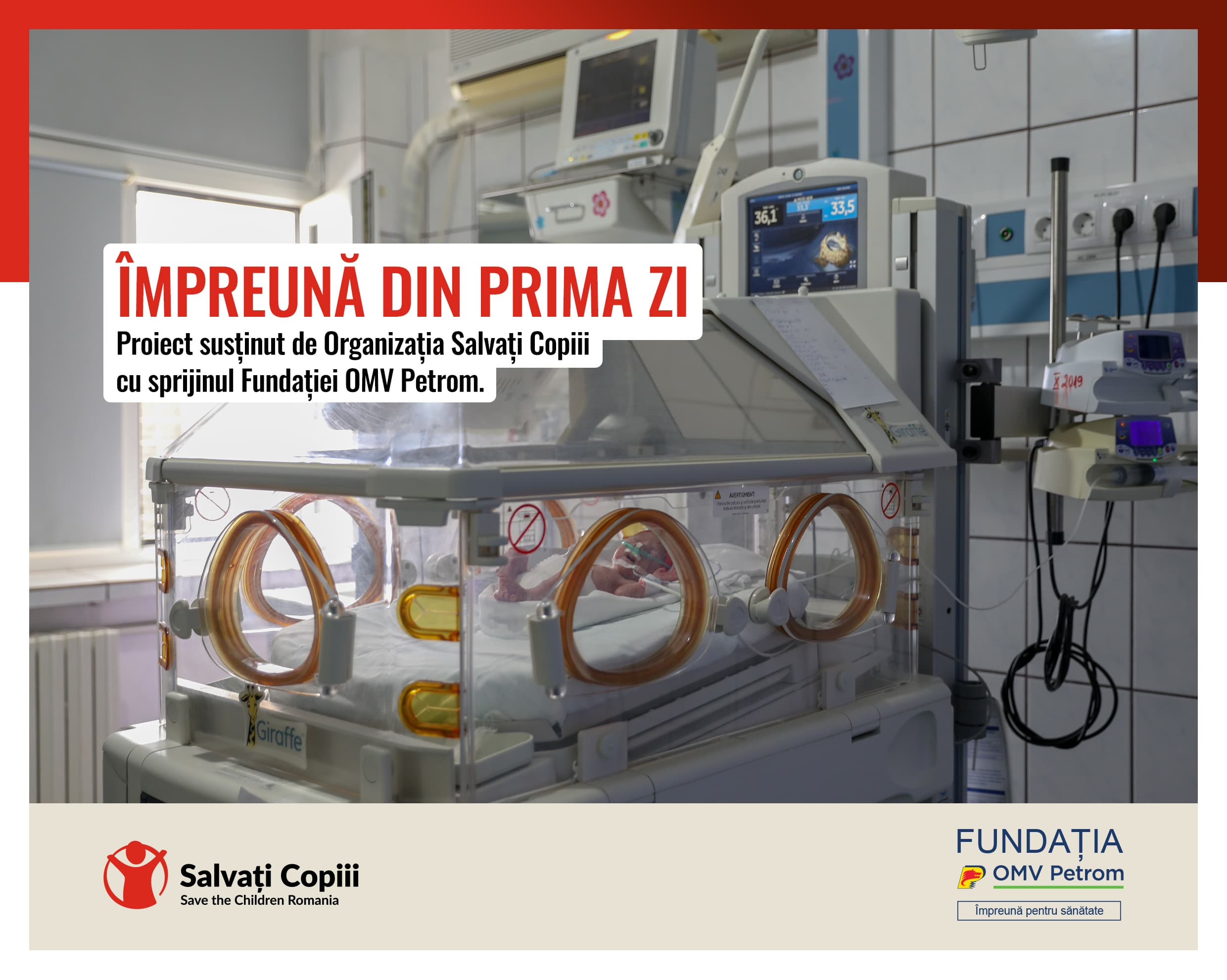 Save the Children Romania announces a major investment neonatology ward equipment for 45 Romanian hospitals