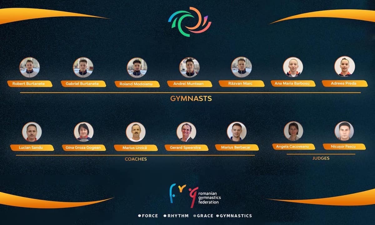 Seven gymnasts represent Romania at the world championships in Liverpool