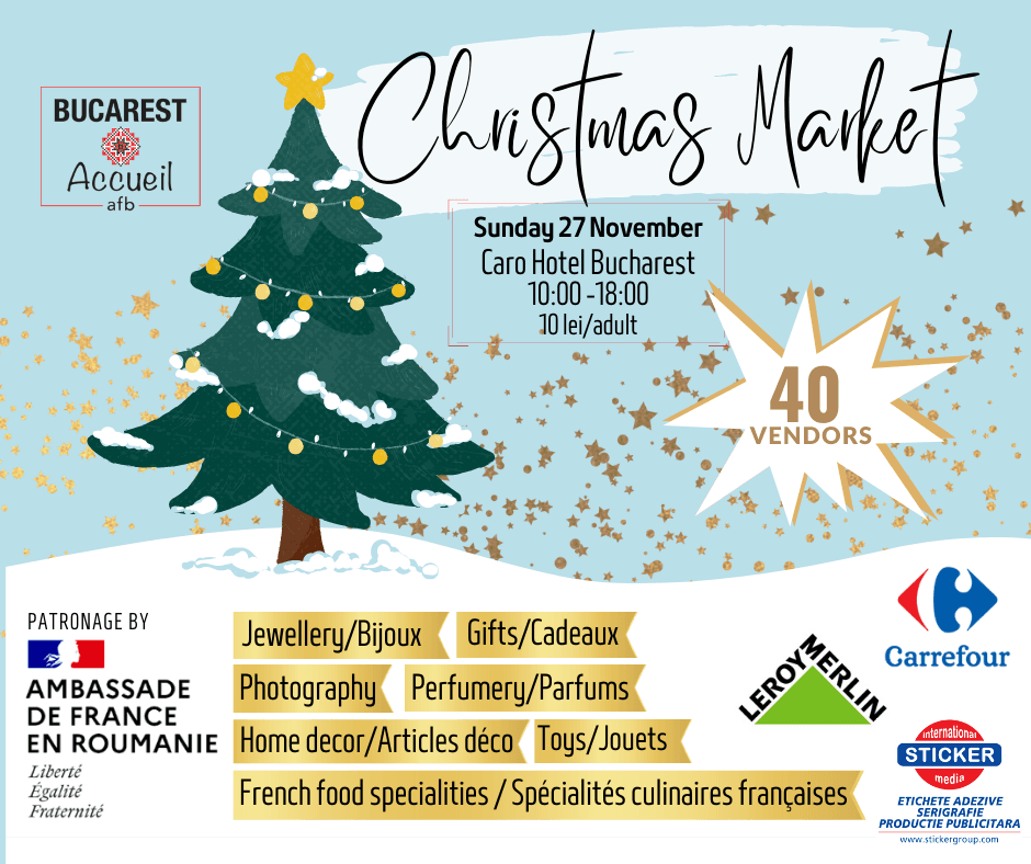 French association organizes a Christmas market in Bucharest this month