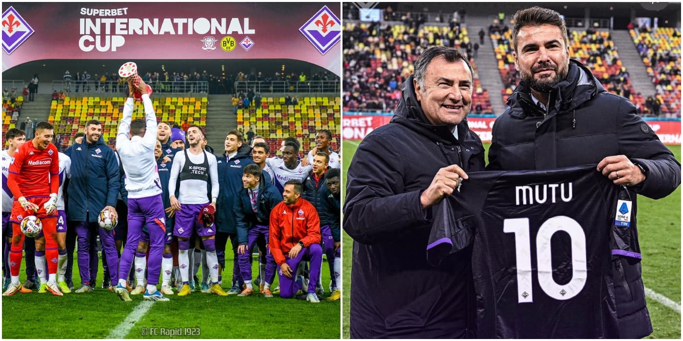 Superbet International Cup round-up: Fiorentina came home with bragging rights, Romanian legend Adrian Mutu got honored