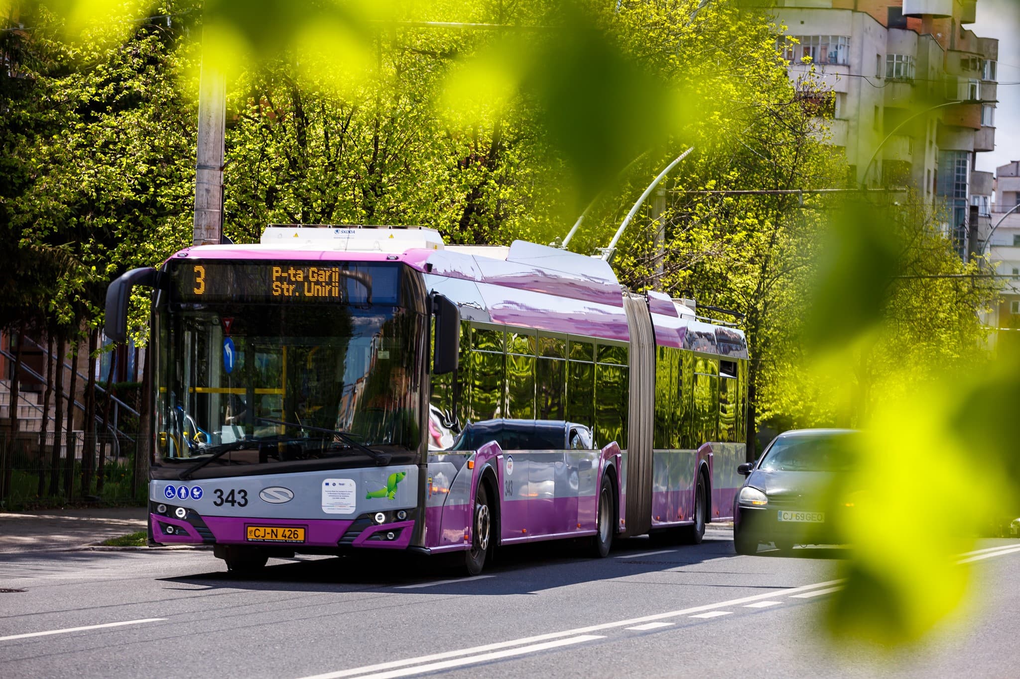 Cluj offers free public transportation for one day a week