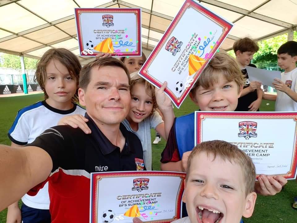 British Football School welcomes children aged 6-12 to join their holiday sports clubs