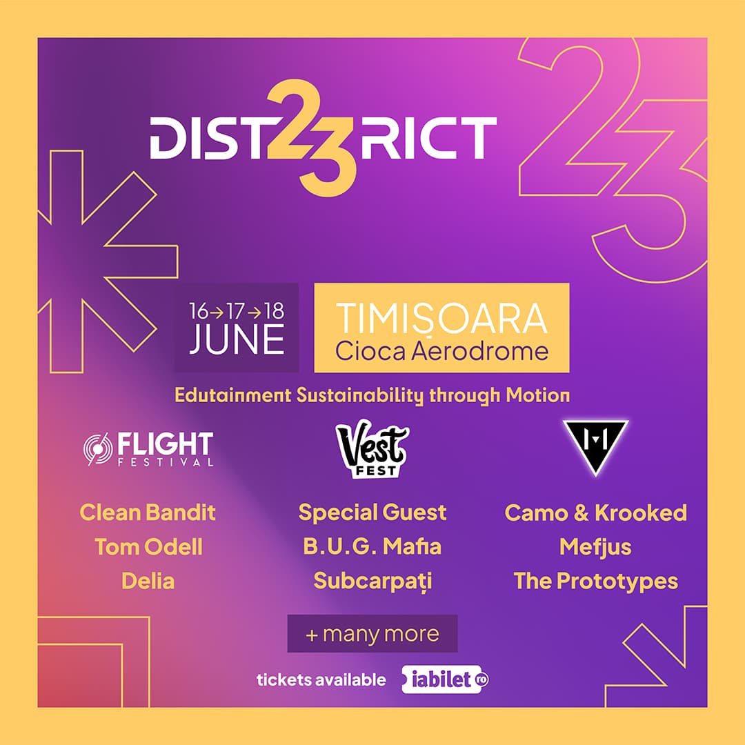 District23: Tom Odell, Clean Bandit among artists performing at festival near Timișoara