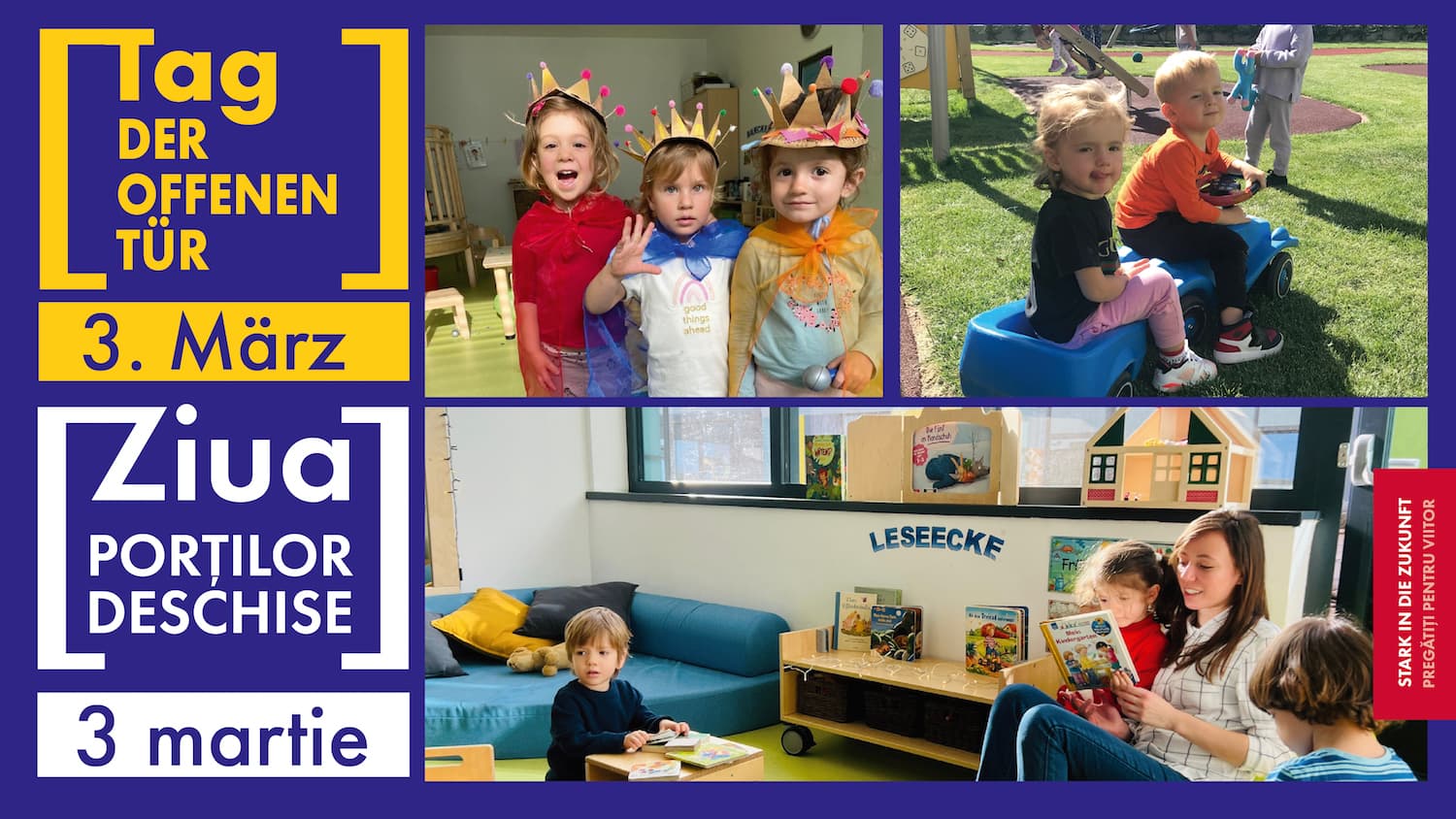 (P) Deutsche Schule Bukarest (DSBU) opens its doors on March 3 Parents can attend classes, meet teachers and visit the whole campus