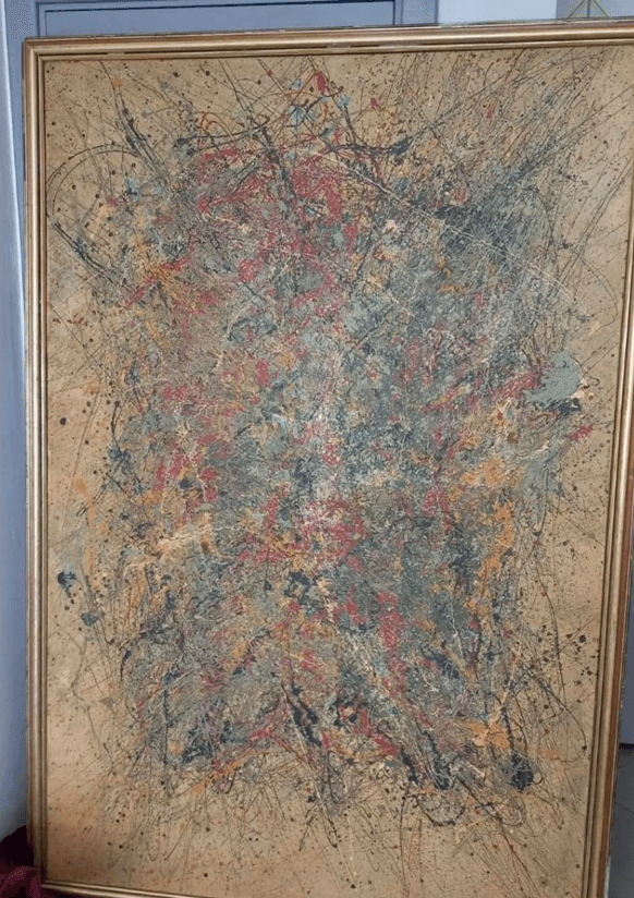 Painting signed by Jackson Pollock and Romanian dictator Nicolae Ceauşescu found in Bulgaria