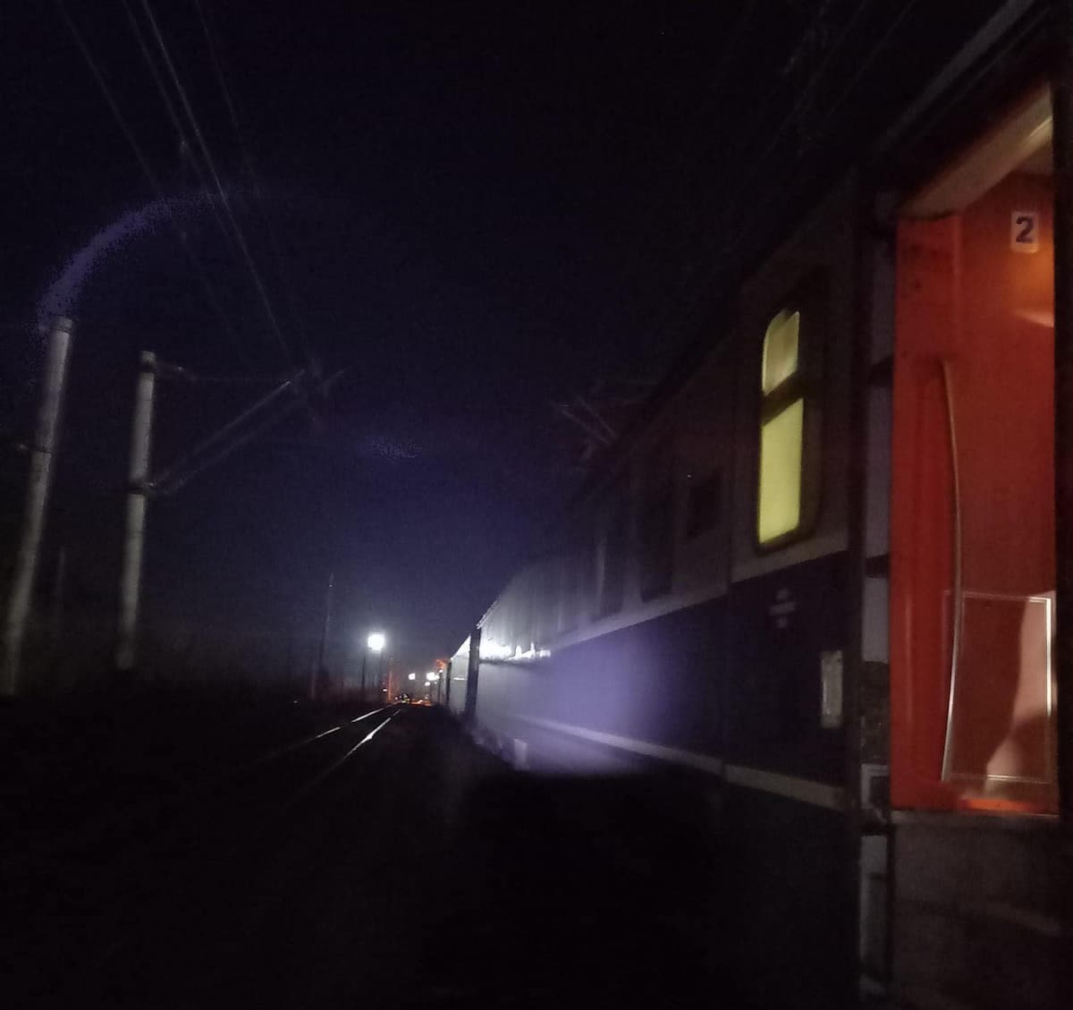 Passenger train hits freight train in southern Romania