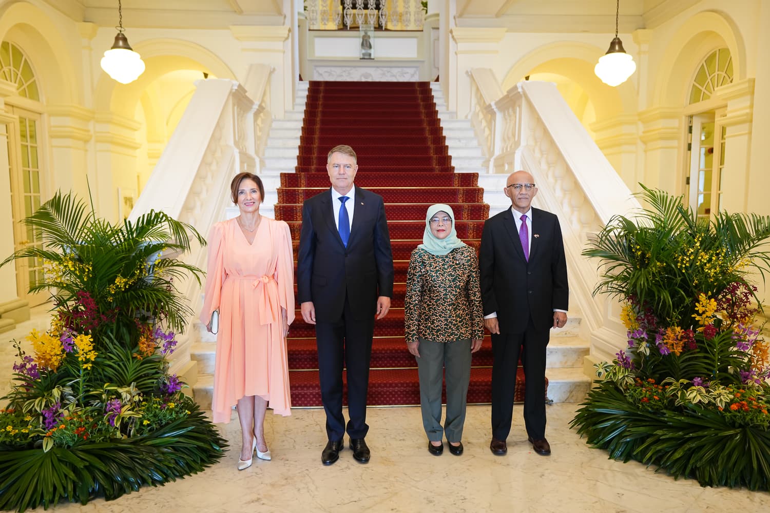 Romanian president in official visit to Singapore, first in 20 years