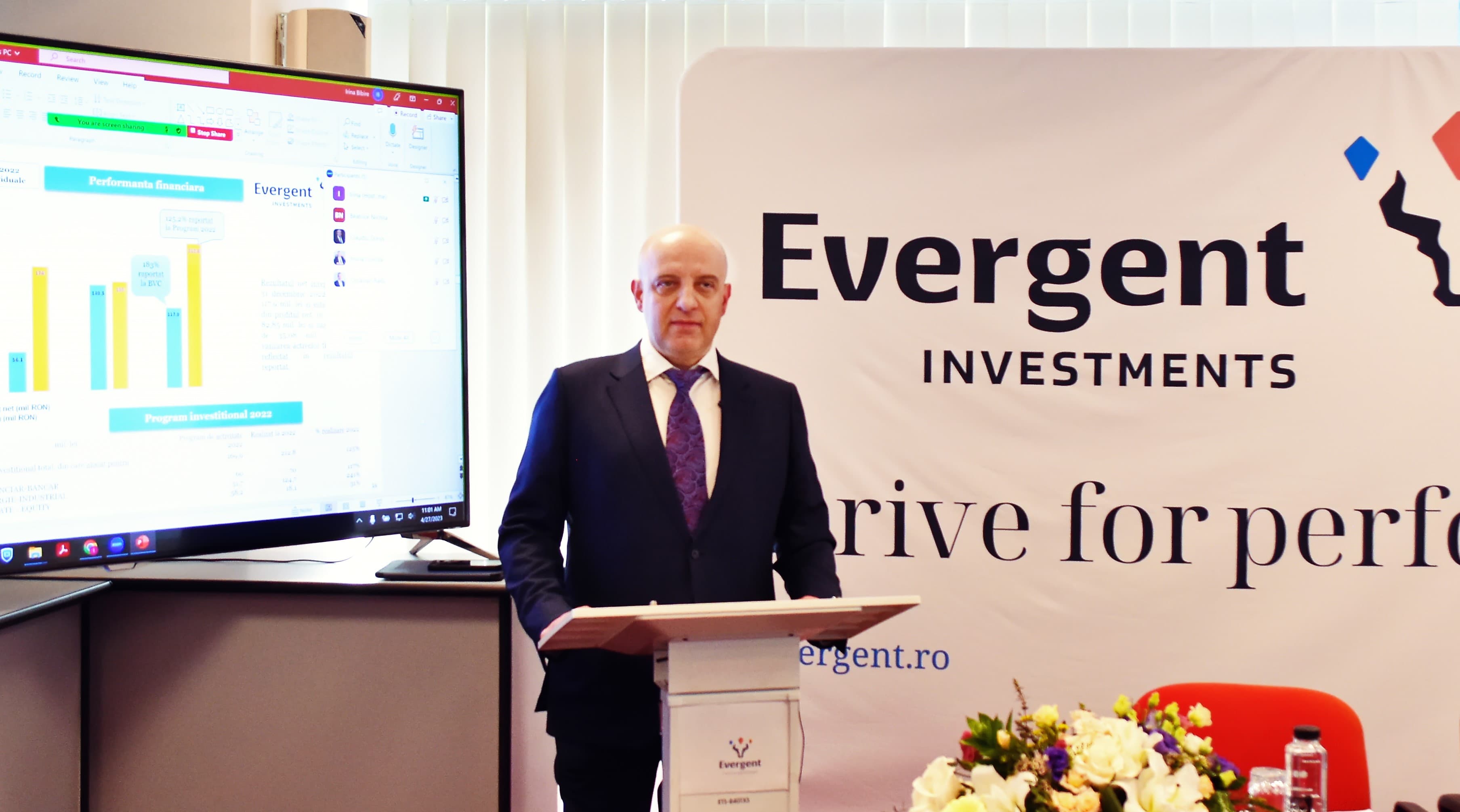 EVERGENT Investments shareholders approve dividends of RON 82.7 million