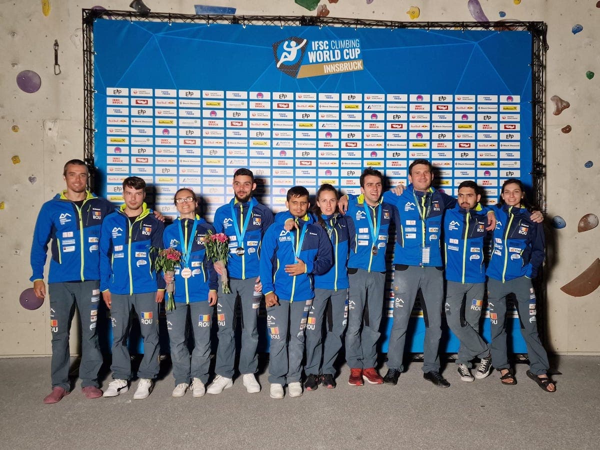 Paraclimbing World Cup: Visually impaired athletes take Romania to the podium in Austria