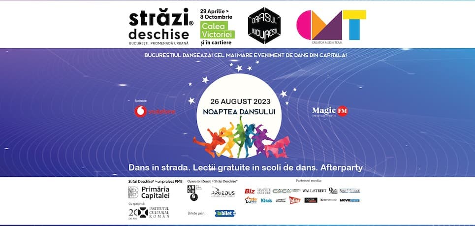 Bucharest’s first Dance Night happening in August