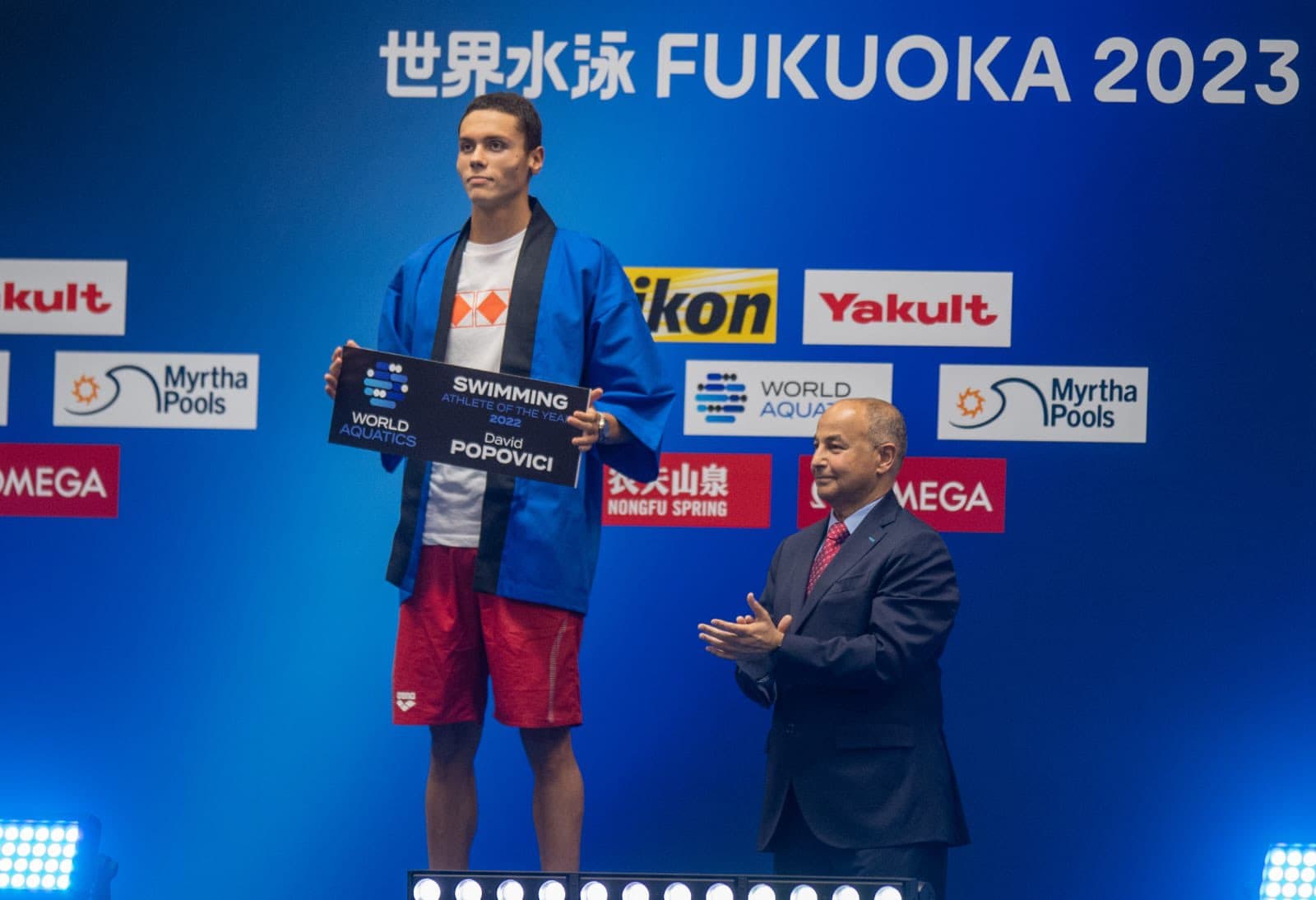 Romanian swimmer David Popovici named male swimmer of 2022