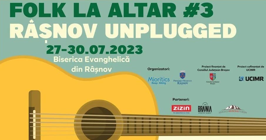 "Unplugged – Folk at the Altar" to take place in Romania’s Evangelical Church in Râșnov in July