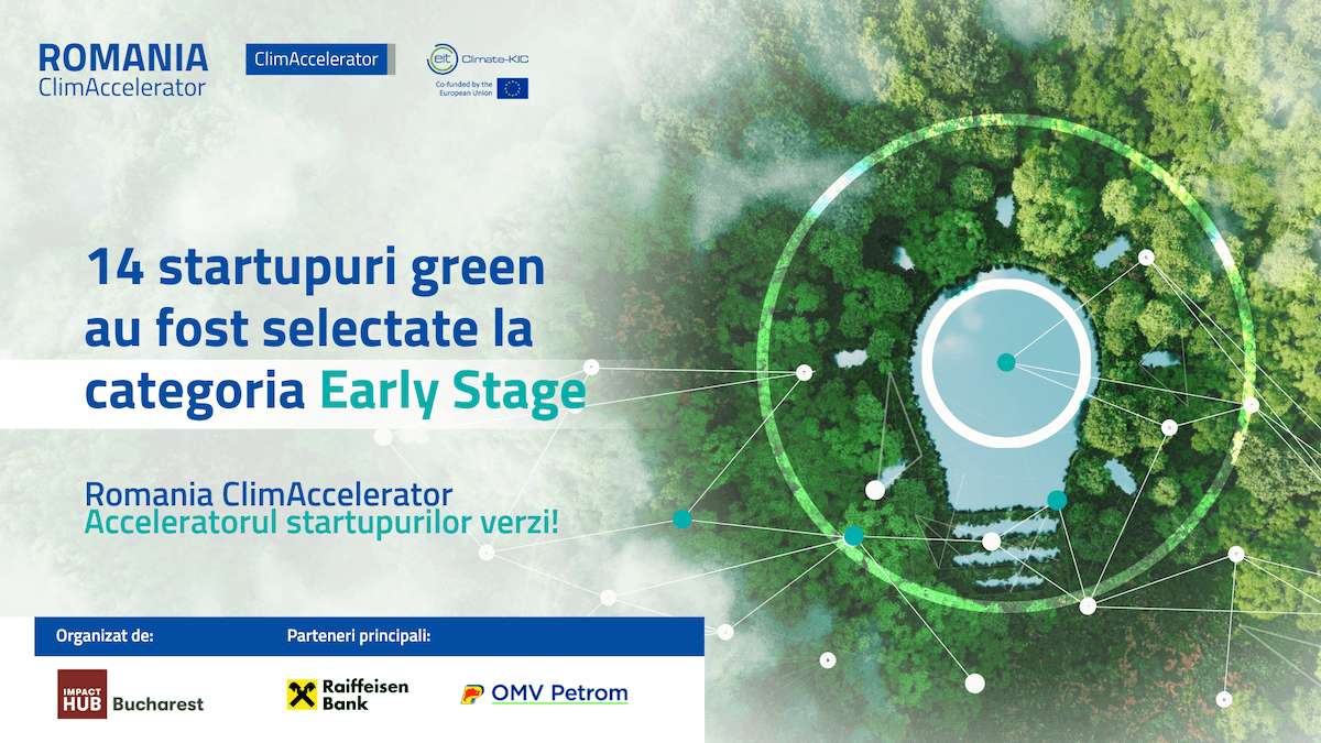 Romania ClimAccelerator: 14 early stage startups selected for third edition