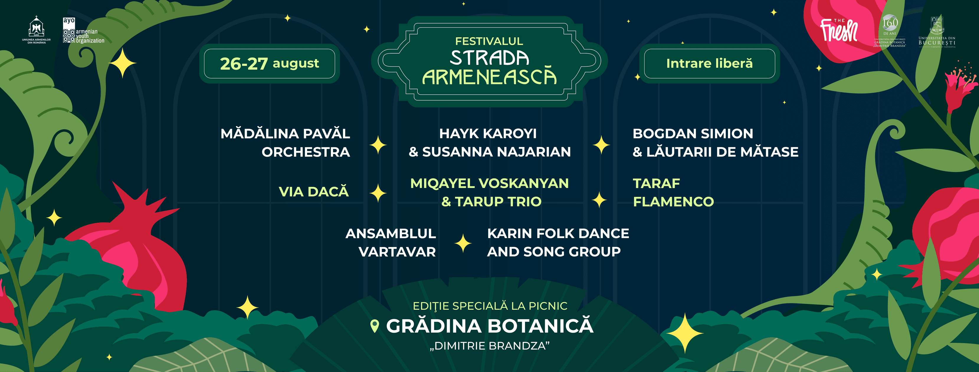 Bucharest Botanical Garden to host Armenian Street Festival August 26-27