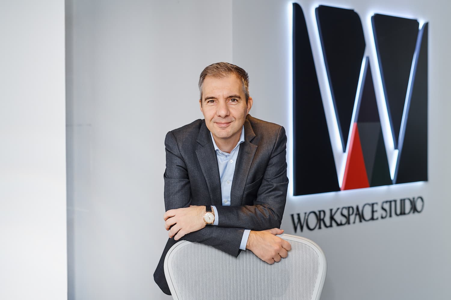 Workspace Studio, 8.5 million Euro business in the first 6 months of the year. Focus on sustainability, ergonomics, and human-centric design