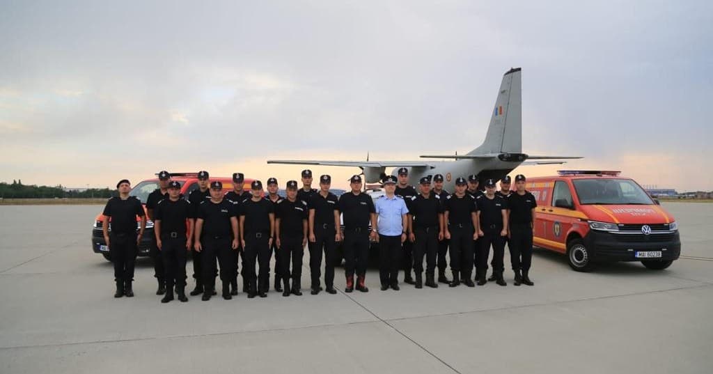Romanian firefighters replace Slovenian colleagues in Corsica