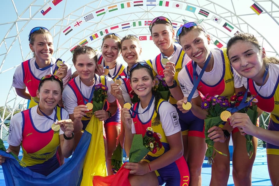 Romanian delegation to World Rowing Championships wins five medals