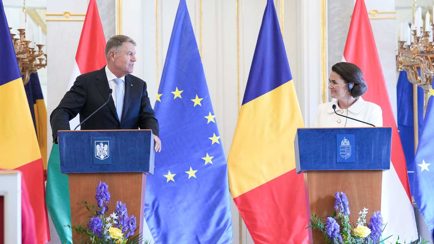 Romanian president makes first official visit to Hungary in 14 years